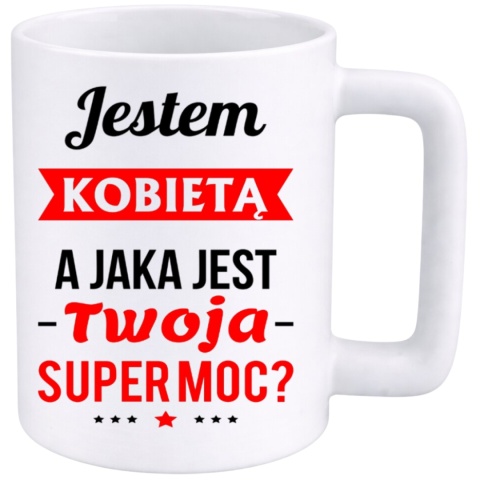 Kubek 400ml DUŻY Prezent Dzień Kobiet dla Koleżanki Dziewczyny Żony Mamy