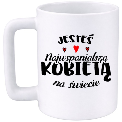 Kubek 400ml DUŻY Prezent Dzień Kobiet dla Koleżanki Dziewczyny Żony Mamy