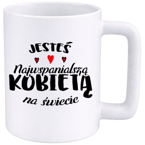 Kubek 400ml DUŻY Prezent Dzień Kobiet dla Koleżanki Dziewczyny Żony Mamy