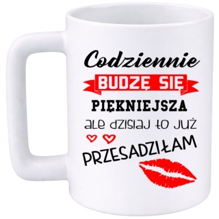 Kubek 400ml DUŻY Prezent Dzień Kobiet dla Koleżanki Dziewczyny Żony Mamy