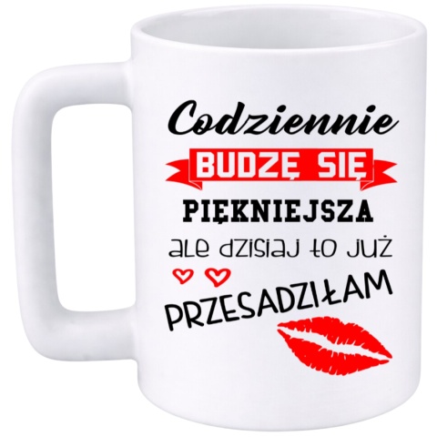 Kubek 400ml DUŻY Prezent Dzień Kobiet dla Koleżanki Dziewczyny Żony Mamy