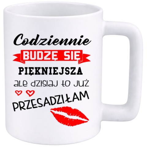Kubek 400ml DUŻY Prezent Dzień Kobiet dla Koleżanki Dziewczyny Żony Mamy