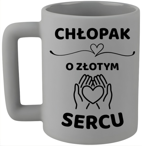 Kubek 400ml DUŻY Prezent dla CHŁOPAKA KOLEGI Dzień Mężczyzny Walentynki