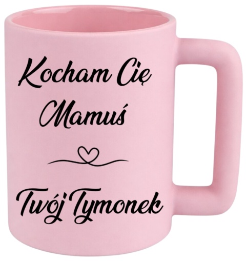 Kubek 400ml DUŻY Prezent dla MAMY Dzień Kobiet Dzień Matki z imieniem