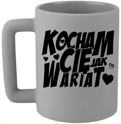 Kubek 400ml DUŻY Prezent dla MĘŻA CHŁOPAKA Dzień Mężczyzny Walentynki