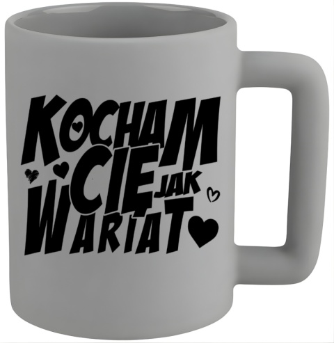 Kubek 400ml DUŻY Prezent dla MĘŻA CHŁOPAKA Dzień Mężczyzny Walentynki