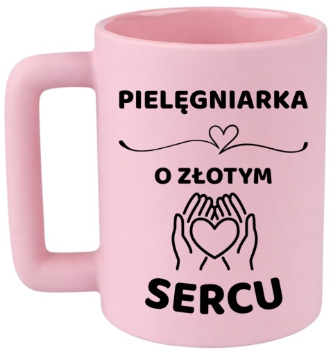 Kubek 400ml DUŻY Prezent dla PIELĘGNIARKI Dzień Kobiet Podziękowanie