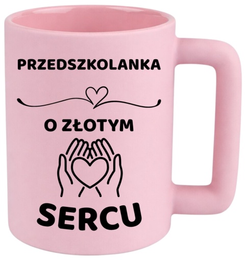 Kubek 400ml DUŻY Prezent dla PRZEDSZKOLANKI Dzień Kobiet Podziękowanie