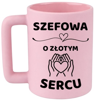 Kubek 400ml DUŻY Prezent dla SZEFOWEJ Dzień Kobiet Urodziny podziękowanie