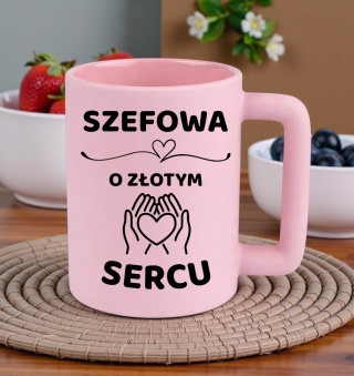 Kubek 400ml DUŻY Prezent dla SZEFOWEJ Dzień Kobiet Urodziny podziękowanie