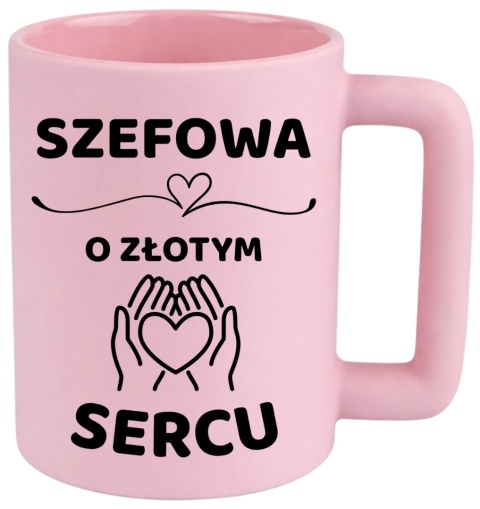 Kubek 400ml DUŻY Prezent dla SZEFOWEJ Dzień Kobiet Urodziny podziękowanie