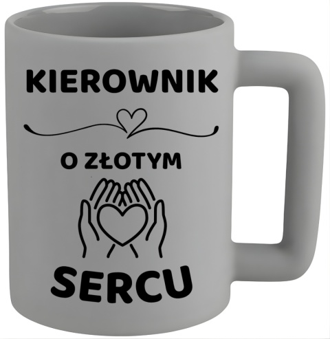 Kubek 400ml DUŻY oryginalny Prezent dla KIEROWNIKA Dzień Mężczyzny Urodziny