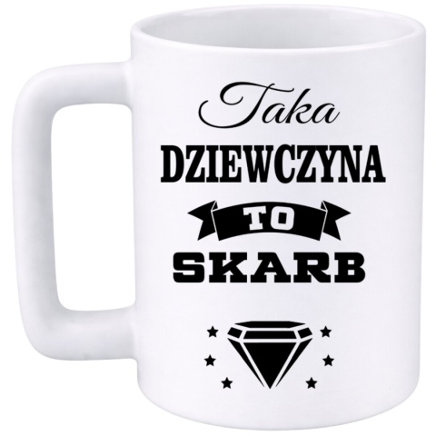 Kubek 400ml DUŻY z nadrukiem Prezent Dzień Kobiet dla Koleżanki Dziewczyny