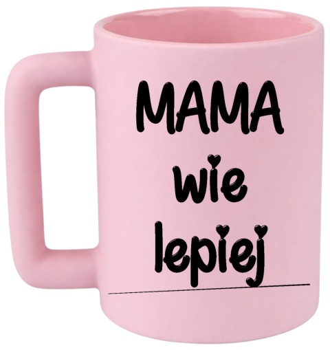 Kubek 400ml DUŻY z nadrukiem Prezent dla MAMY Dzień Matki Dzień Kobiet