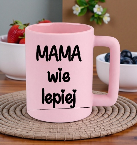 Kubek 400ml DUŻY z nadrukiem Prezent dla MAMY Dzień Matki Dzień Kobiet
