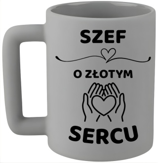 Kubek 400ml DUŻY z nadrukiem Prezent dla SZEFA Dzień Mężczyzny Urodziny
