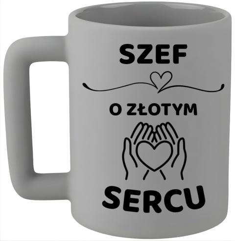 Kubek 400ml DUŻY z nadrukiem Prezent dla SZEFA Dzień Mężczyzny Urodziny