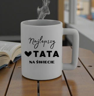 Kubek 400ml DUŻY z nadrukiem Prezent dla Taty DZIEŃ OJCA Urodziny Tata