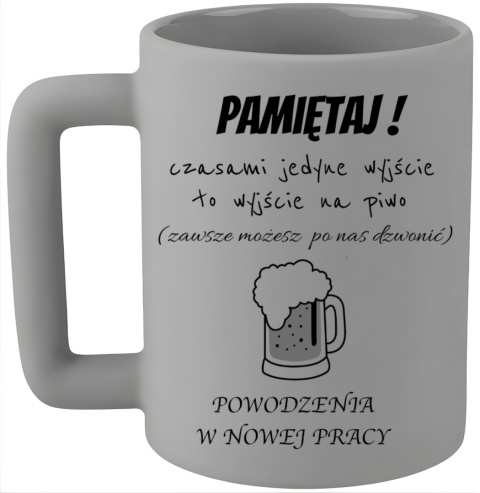 Kubek 400ml DUŻY z nadrukiem Prezent z dla KOLEGI na Pożegnanie z pracy