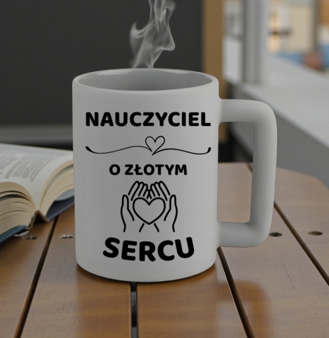 Kubek 400ml DUŻY z nadrukiem oryginalny Prezent dla NAUCZYCIELA WYCHOWAWCY