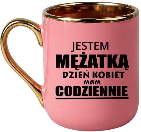 Kubek PREMIUM z nadrukiem prezent Dzień Kobiet dla Żony Koleżanki Mamy