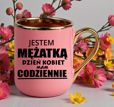 Kubek PREMIUM z nadrukiem prezent Dzień Kobiet dla Żony Koleżanki Mamy