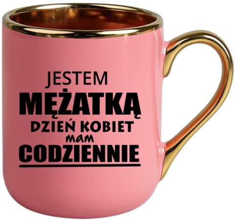 Kubek PREMIUM z nadrukiem prezent Dzień Kobiet dla Żony Koleżanki Mamy