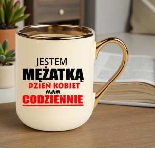 Kubek z nadrukiem PREMIUM prezent Dzień Kobiet dla Żony Koleżanki Mamy