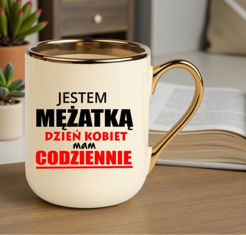 Kubek z nadrukiem PREMIUM prezent Dzień Kobiet dla Żony Koleżanki Mamy
