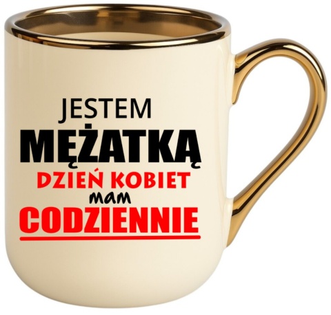 Kubek z nadrukiem PREMIUM prezent Dzień Kobiet dla Żony Koleżanki Mamy