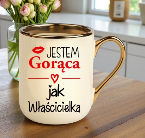 Kubek z nadrukiem prezent Dzień Kobiet dla Dziewczyny Żony Koleżanki Mamy