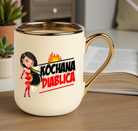 Kubek z nadrukiem prezent Dzień Kobiet dla Dziewczyny Żony Koleżanki Mamy