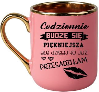 Kubek z nadrukiem prezent Dzień Kobiet dla Dziewczyny Żony Koleżanki Mamy