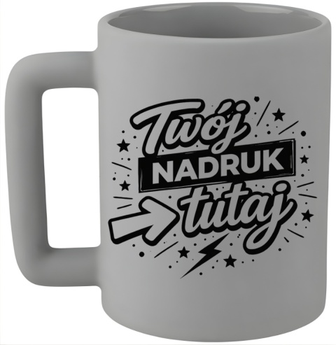 Kubek 400ml DUŻY z nadrukiem Grafika Tekst Prezent Reklama Twój PROJEKT