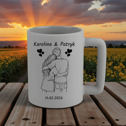 Kubek 400ml DUŻY z nadrukiem Grafika Tekst Prezent Reklama Twój PROJEKT