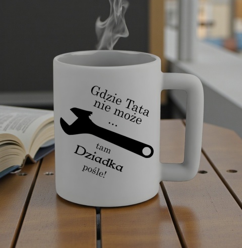 Kubek 400ml DUŻY z nadrukiem Prezent DZIEŃ DZIADKA Urodziny Dziadek