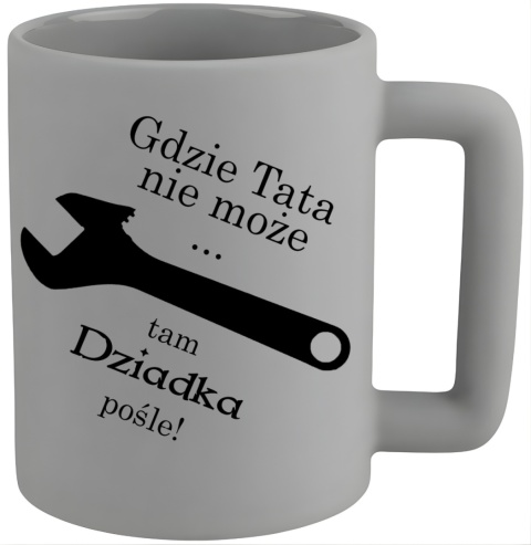 Kubek 400ml DUŻY z nadrukiem Prezent DZIEŃ DZIADKA Urodziny Dziadek