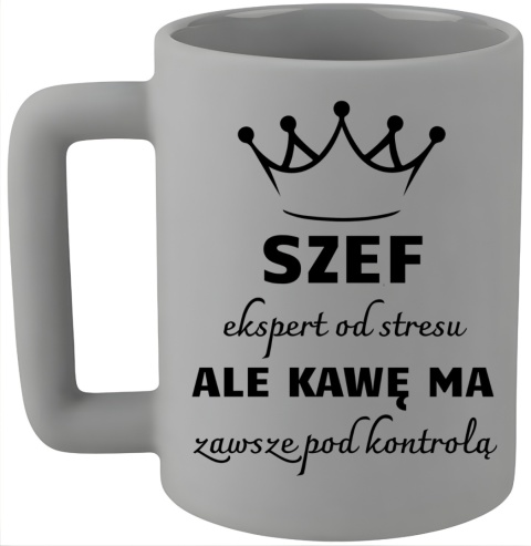 Kubek 400ml DUŻY z nadrukiem Prezent dla SZEFA Dzień Mężczyzny Urodziny
