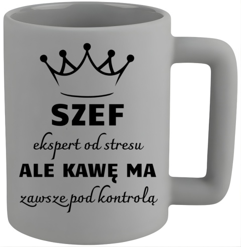 Kubek 400ml DUŻY z nadrukiem Prezent dla SZEFA Dzień Mężczyzny Urodziny