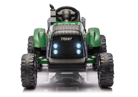 Traktor Na Akumulator CH9959B Z Przyczepą Ciemno Zielony 24V