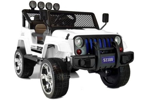 Auto na Akumulator S2388 Jeep Biały 4x45W
