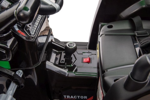 Traktor Na Akumulator Z Przyczepą Hercules Zielony 24V