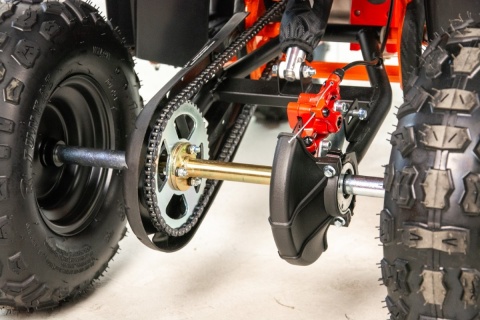 Mini Quad ASIX M10 49cm3 E-start pomarańczowy