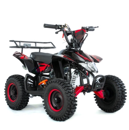 Mini Quad XTR M8 49cm3 pull-start czerwony