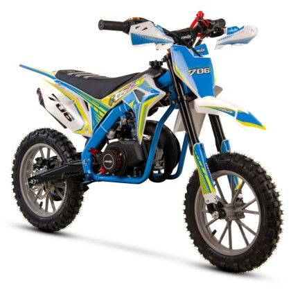 Mini Cross ASIX 706 49cm3 E-start niebieski