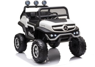 Pojazd na Akumulator Mercedes Unimog S Biały
