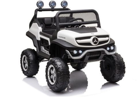 Pojazd na Akumulator Mercedes Unimog S Biały