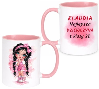 Kubek z nadrukiem Prezent dla DZIEWCZYNY Dzień Kobiet z imieniem