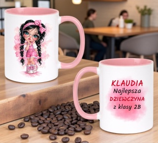 Kubek z nadrukiem Prezent dla DZIEWCZYNY Dzień Kobiet z imieniem