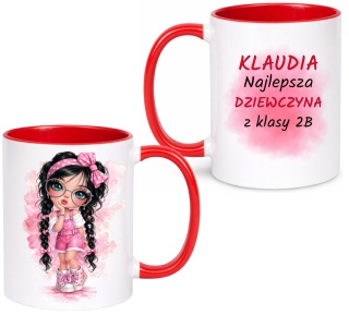 Kubek z nadrukiem Prezent dla DZIEWCZYNY Dzień Kobiet z imieniem